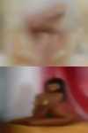 Housewife cleaning naked